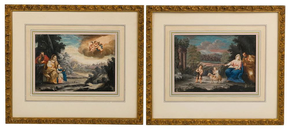 Lot 166: Unknown Artist (European, 19th Century) Gouache on