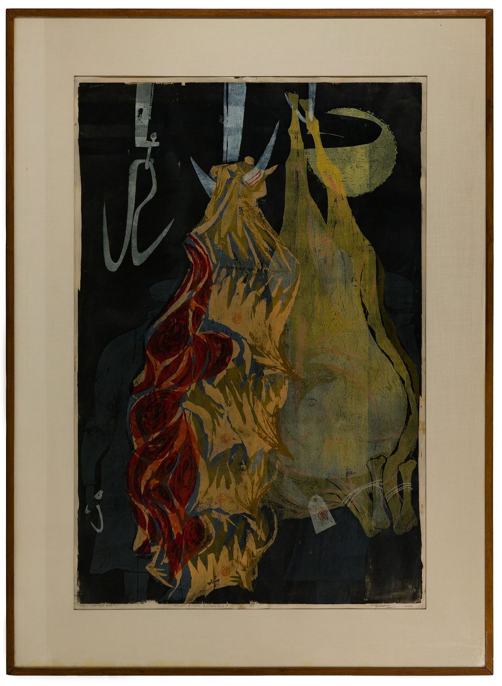 Lot 190: Antonio Frasconi (Argentine, 1919-2013) 'Mercado de