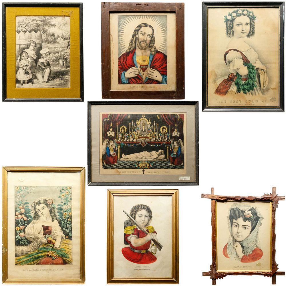Lot 196: Currier & Ives Print Assortment