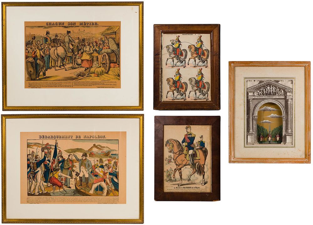 Lot 204: Military Print and Decoration Assortment