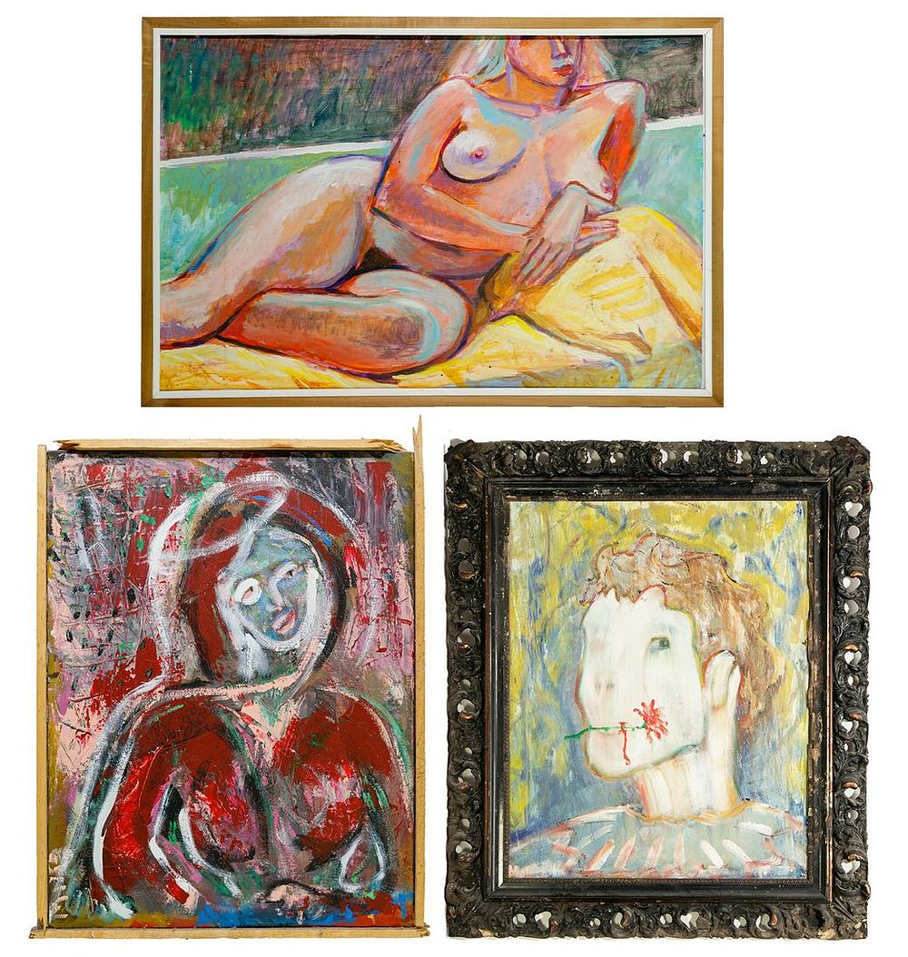 Lot 223: Figural Painting Assortment