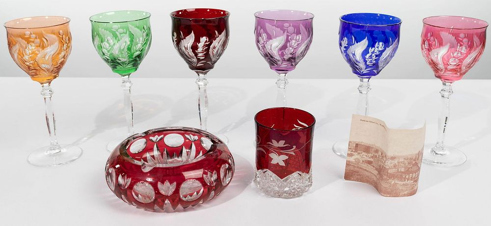 Lot 238: Czechoslovakian Glass Assortment