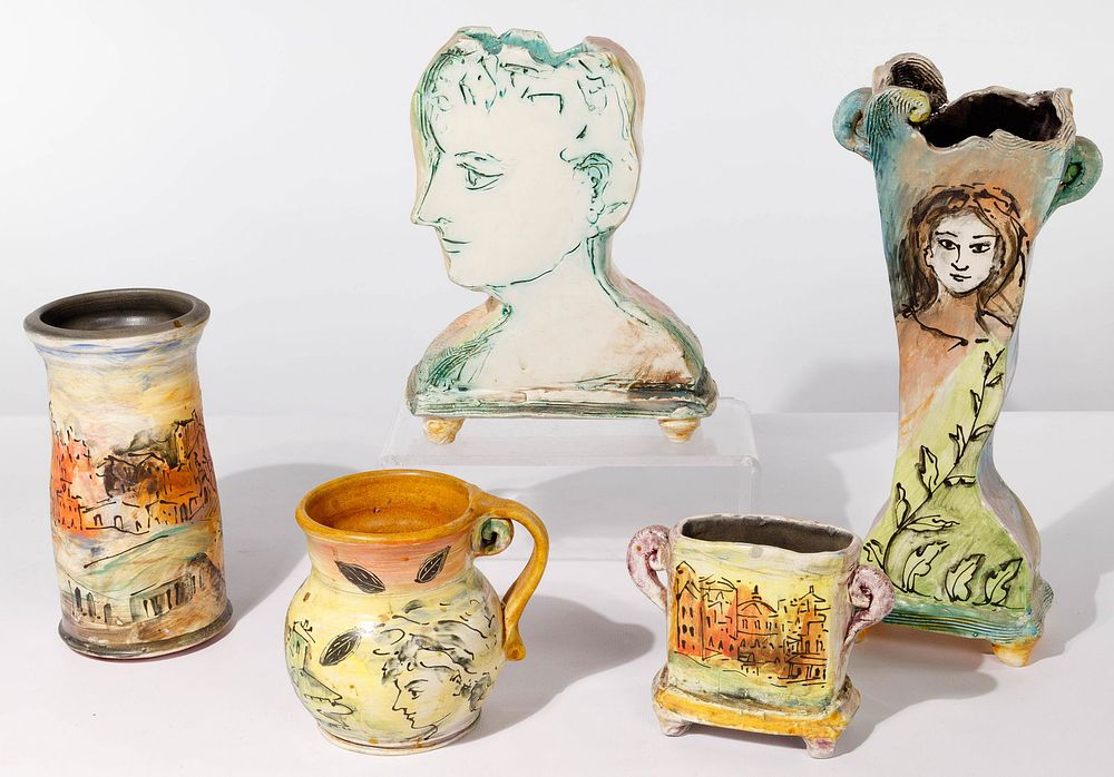 Lot 280: Laurie Shaman Studio Pottery Assortment