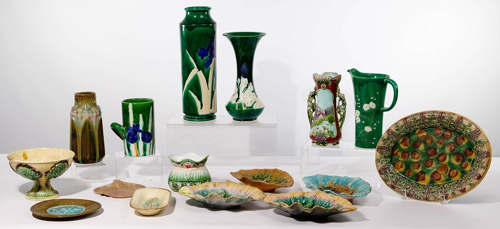 Lot 281: Majolica Pottery Assortment