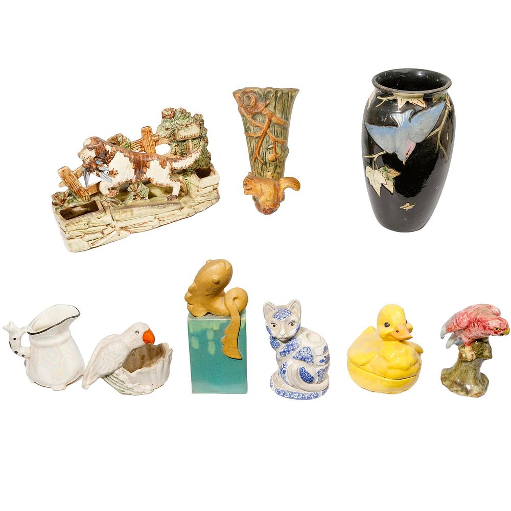 Lot 283: Pottery Animal Assortment
