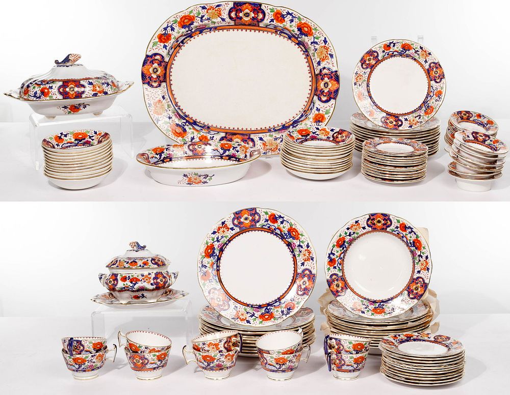 Lot 289: Booths 'Imari' Silicon China Assortment