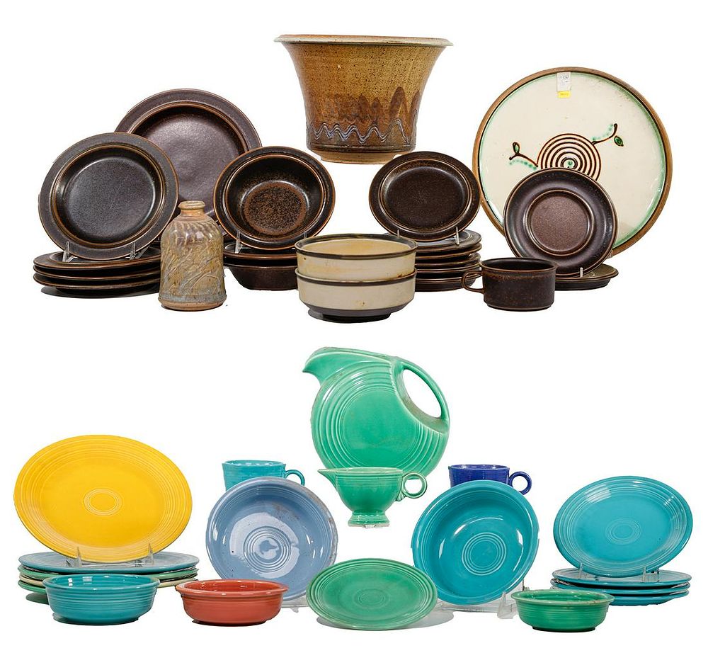 Lot 290: Fiestaware and Dinnerware Assortment