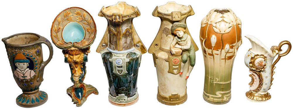 Lot 302: Austrian Pottery Assortment