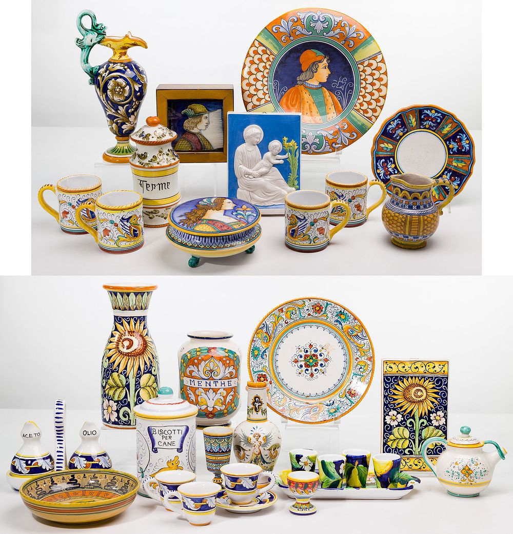 Lot 312: Italian Pottery Assortment
