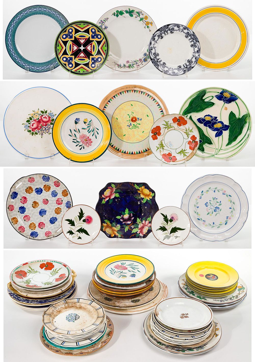 Lot 324: Porcelain and Ceramic Plate Assortment