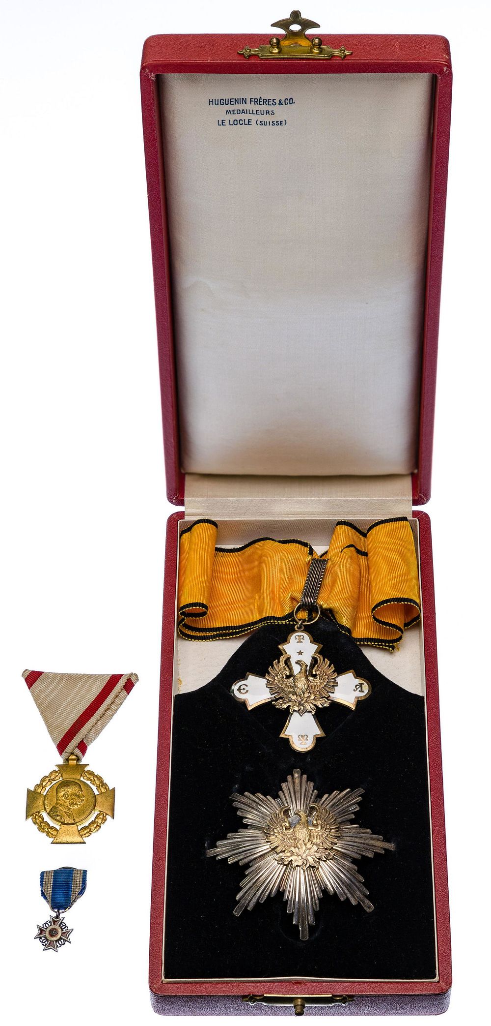 Lot 327: Greek Order of the Phoenix Grand Cross Set in Original