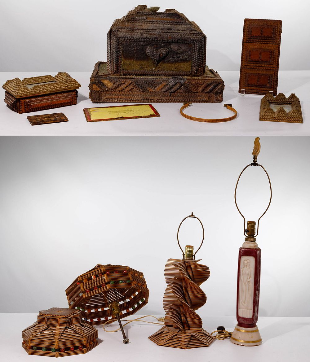 Lot 343: Tramp Art Assortment