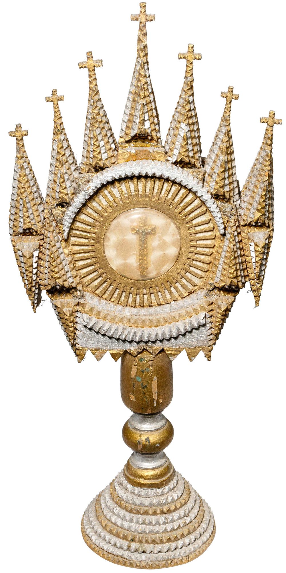 Lot 399: Tramp Art Monstrance Model
