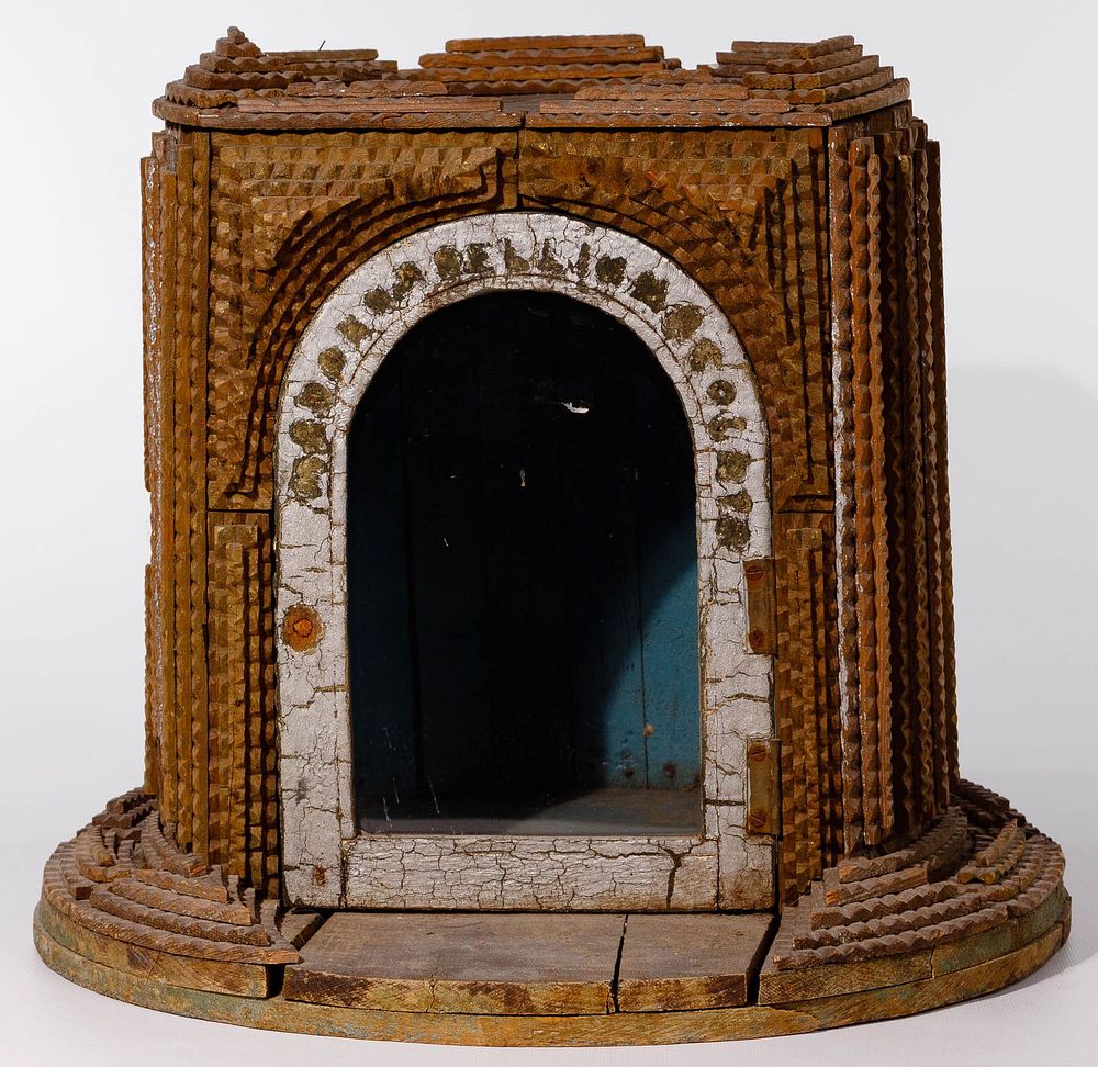 Lot 402: Tramp Art Tabernacle