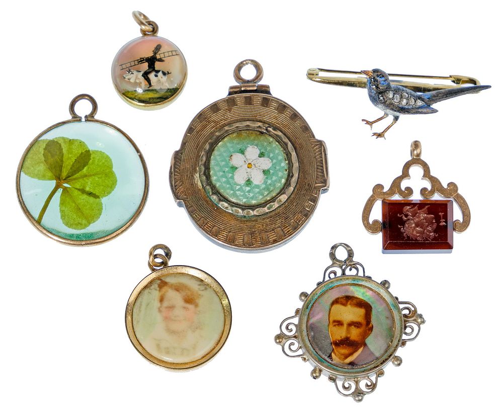Lot 475: Victorian Mixed Gold, Sterling Silver and Gold Filled