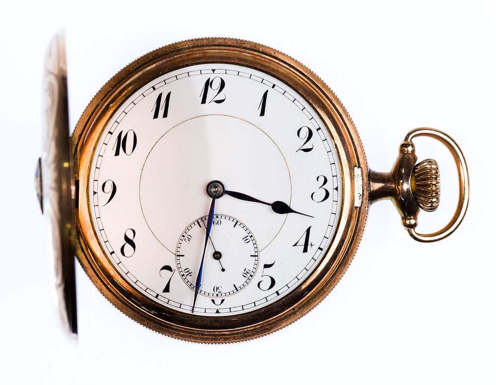 Lot 476: Staehli & Brun 10k Gold Filled Pocket Watch