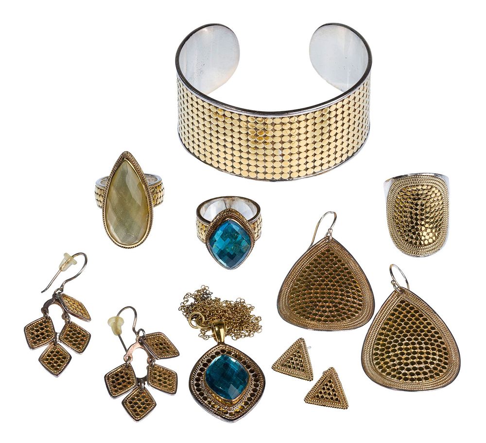 Lot 482: Anna Beck Sterling Silver Jewelry Assortment