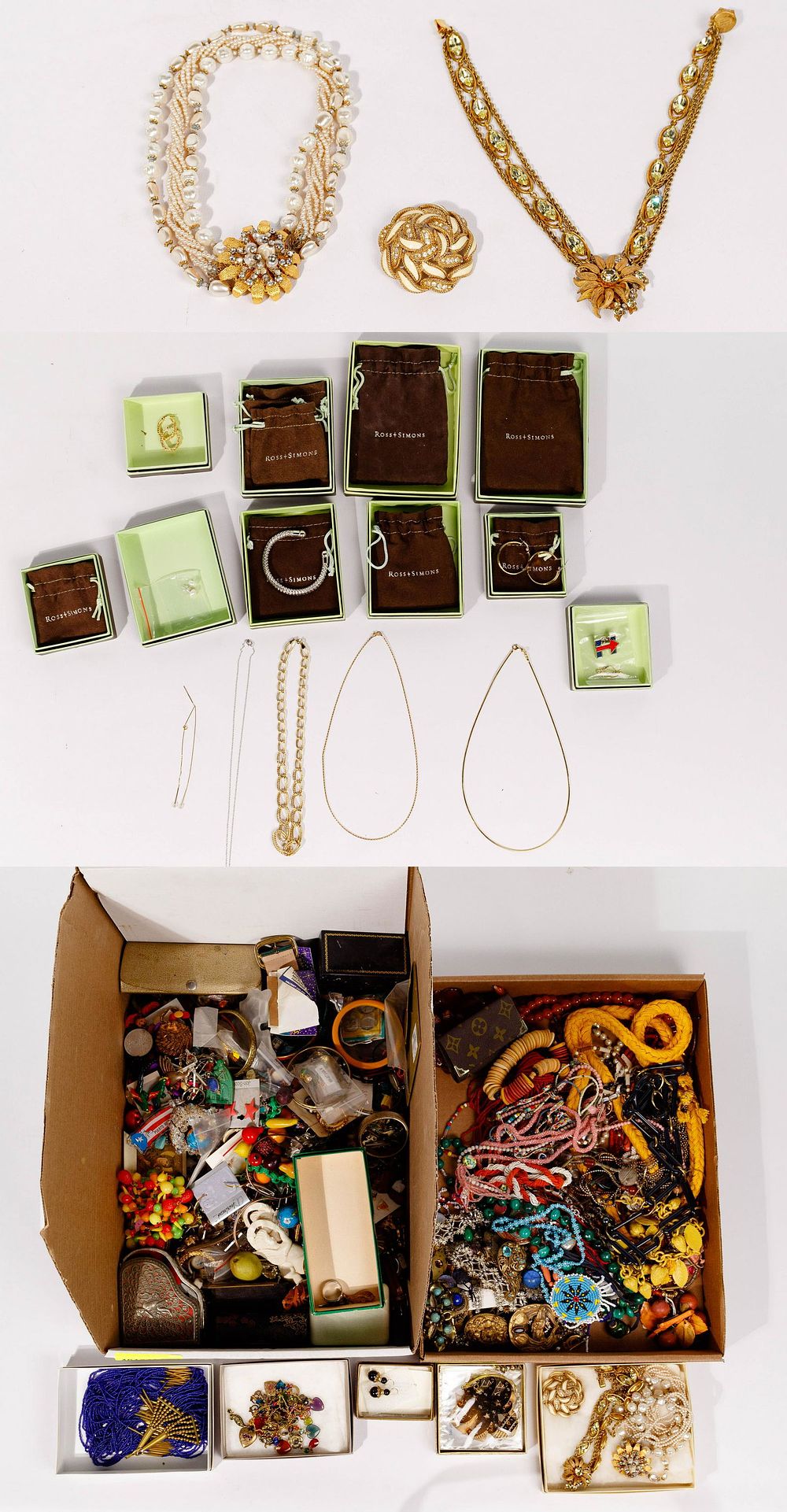 Lot 490: Costume Jewelry and Watch Assortment