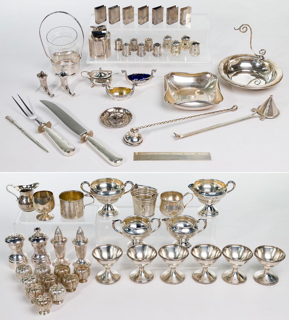 Lot 500: Sterling Silver Object Assortment