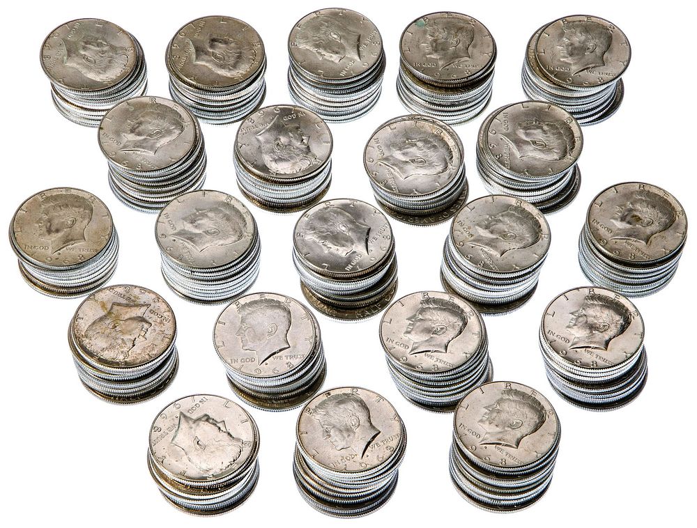 Lot 516: 1968 Kennedy 50c Assortment