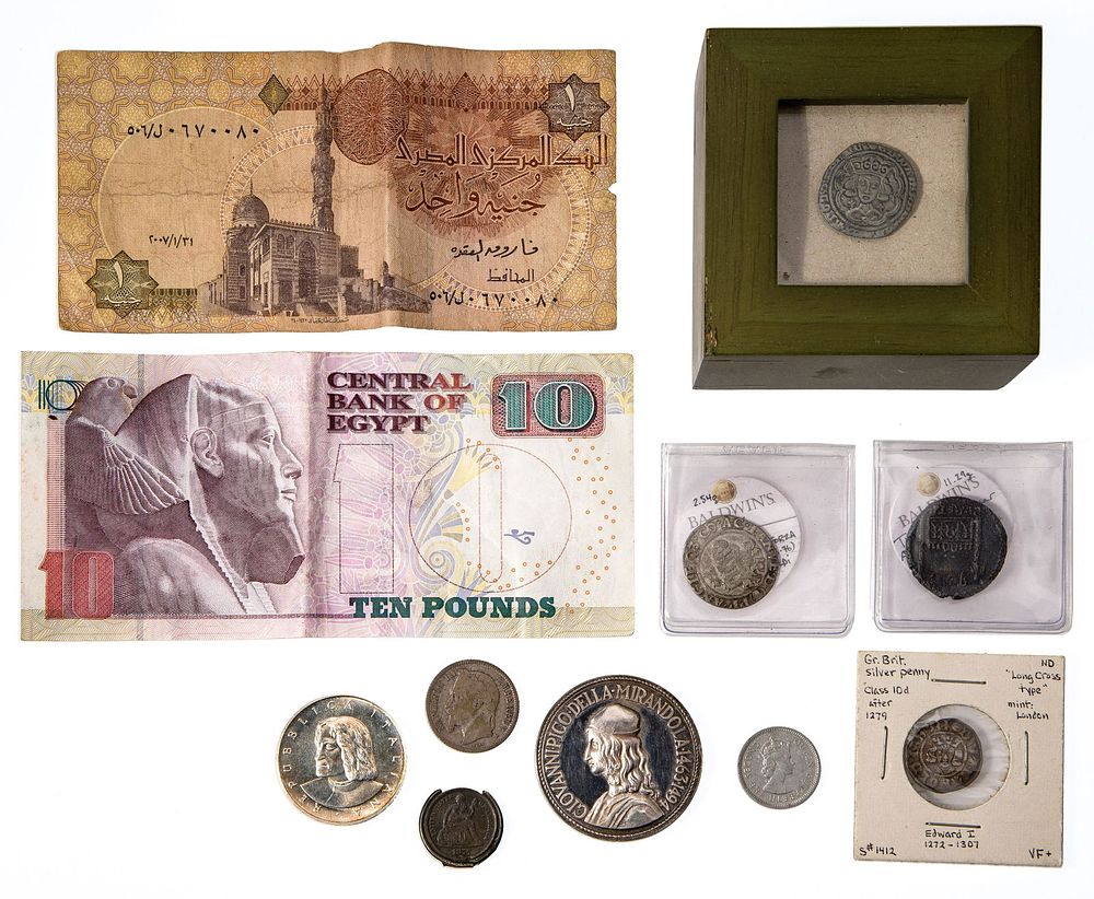 Lot 530: Silver and Ancient Coin Assortment