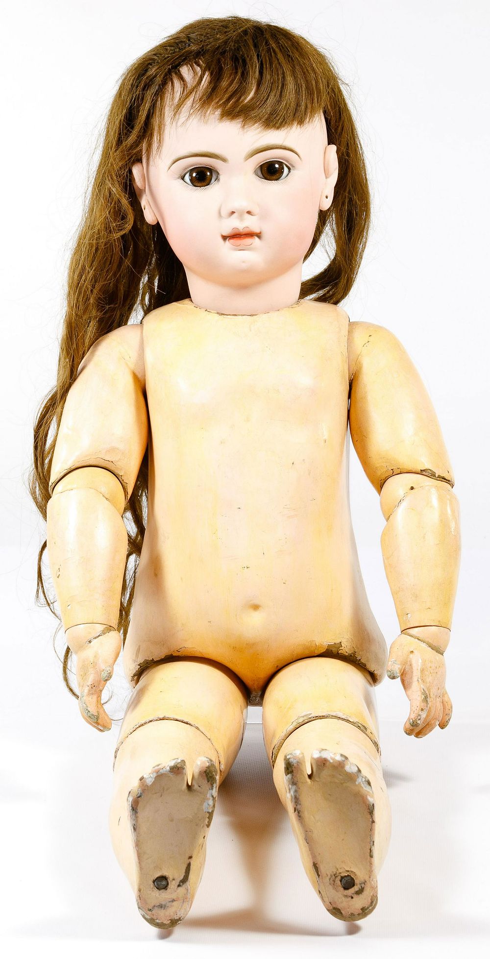Lot 166: French Jumeau #16 Bisque Head Doll