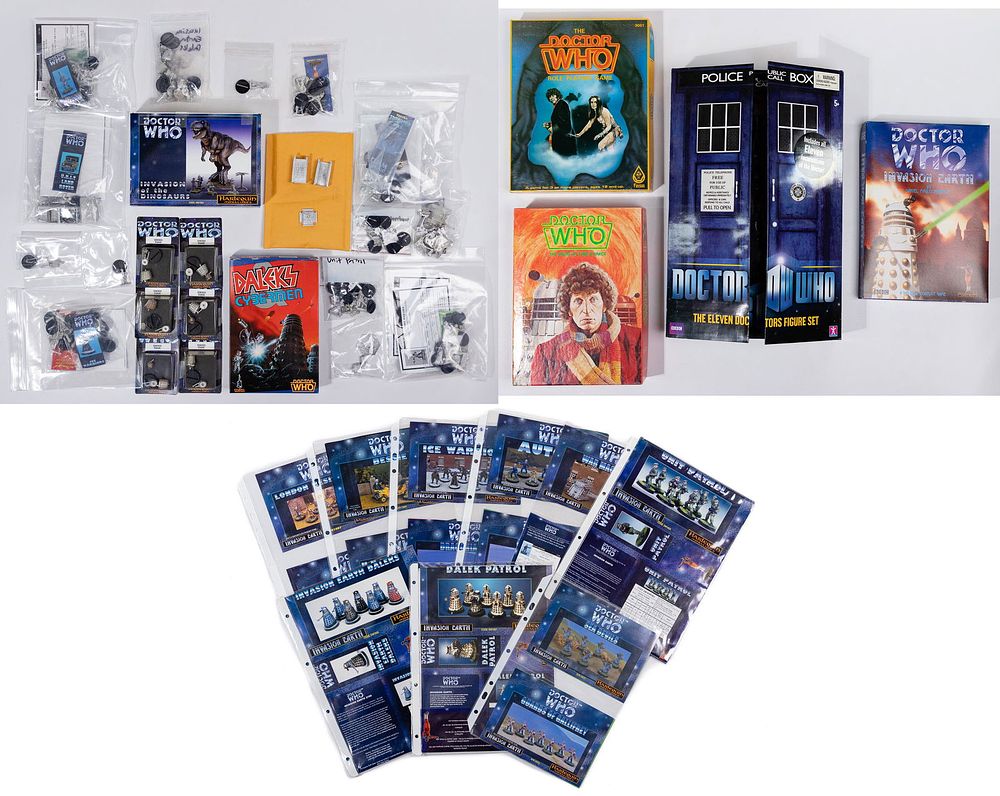 Lot 176: Dr. Who Miniature and Game Assortment
