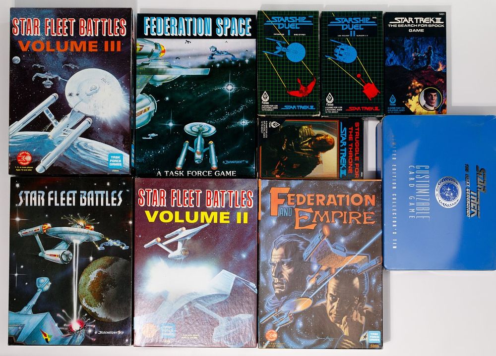 Lot 178: Star Trek AMT Model Kit and Game Assortment