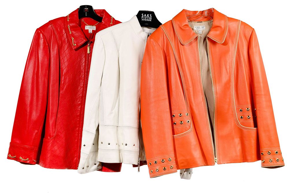 Lot 210: St. John Leather Jacket Assortment