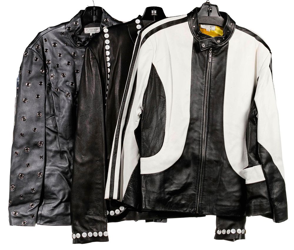 Lot 211: Marie Gray for St. John Leather Jacket Assortment