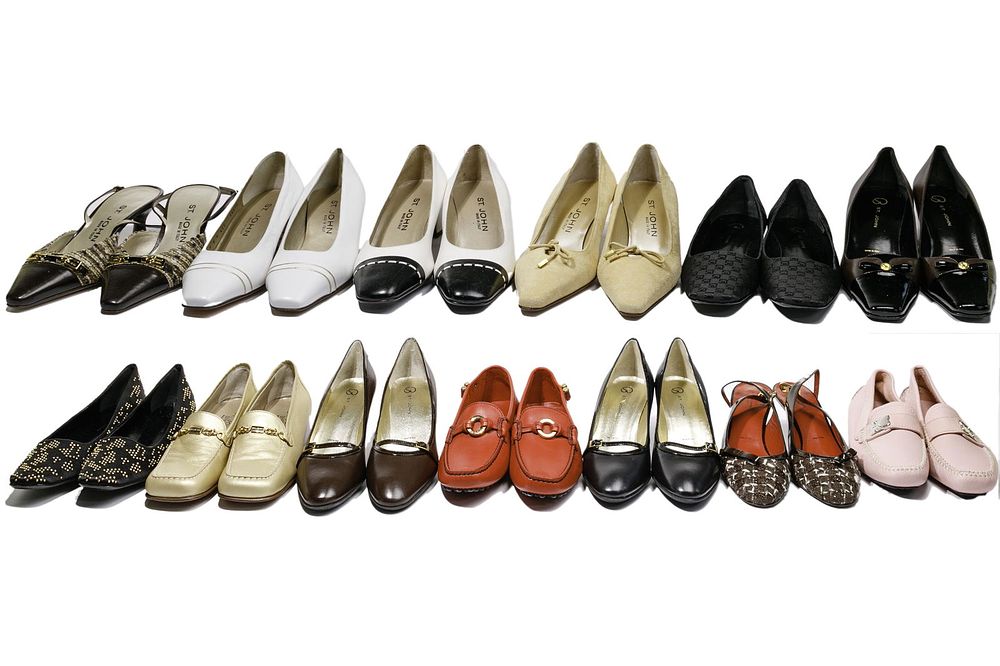 Lot 228: St. John Shoe and Accessory Assortment