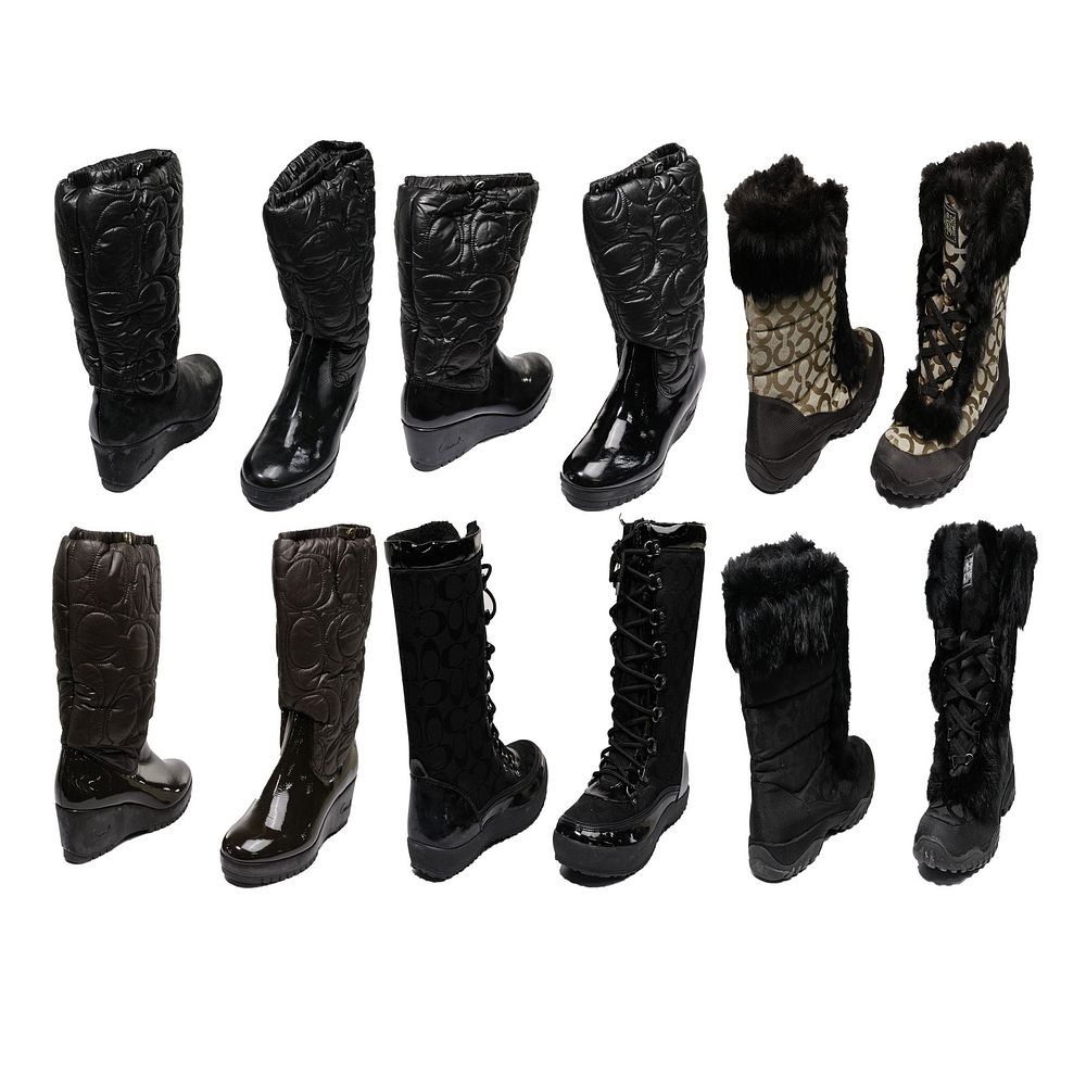 Lot 242: Coach Boot Assortment
