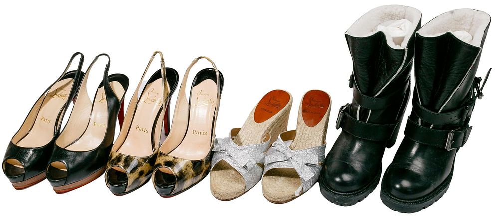 Lot 248: Christian Louboutin Shoe and Boot Assortment