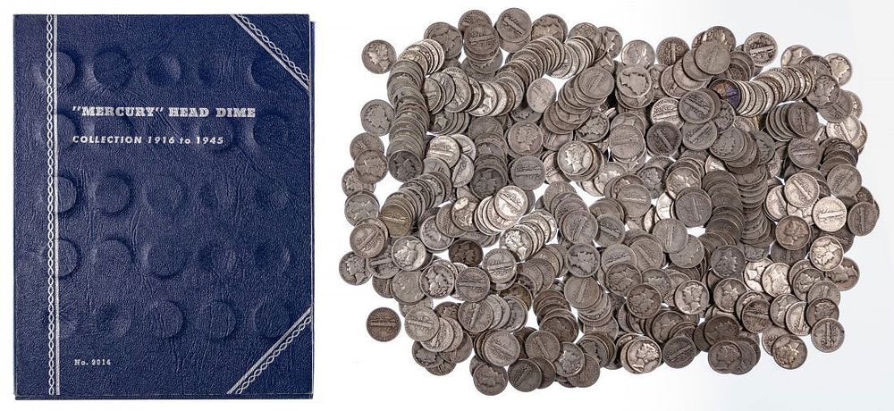 Lot 330: Mercury 10c Assortment