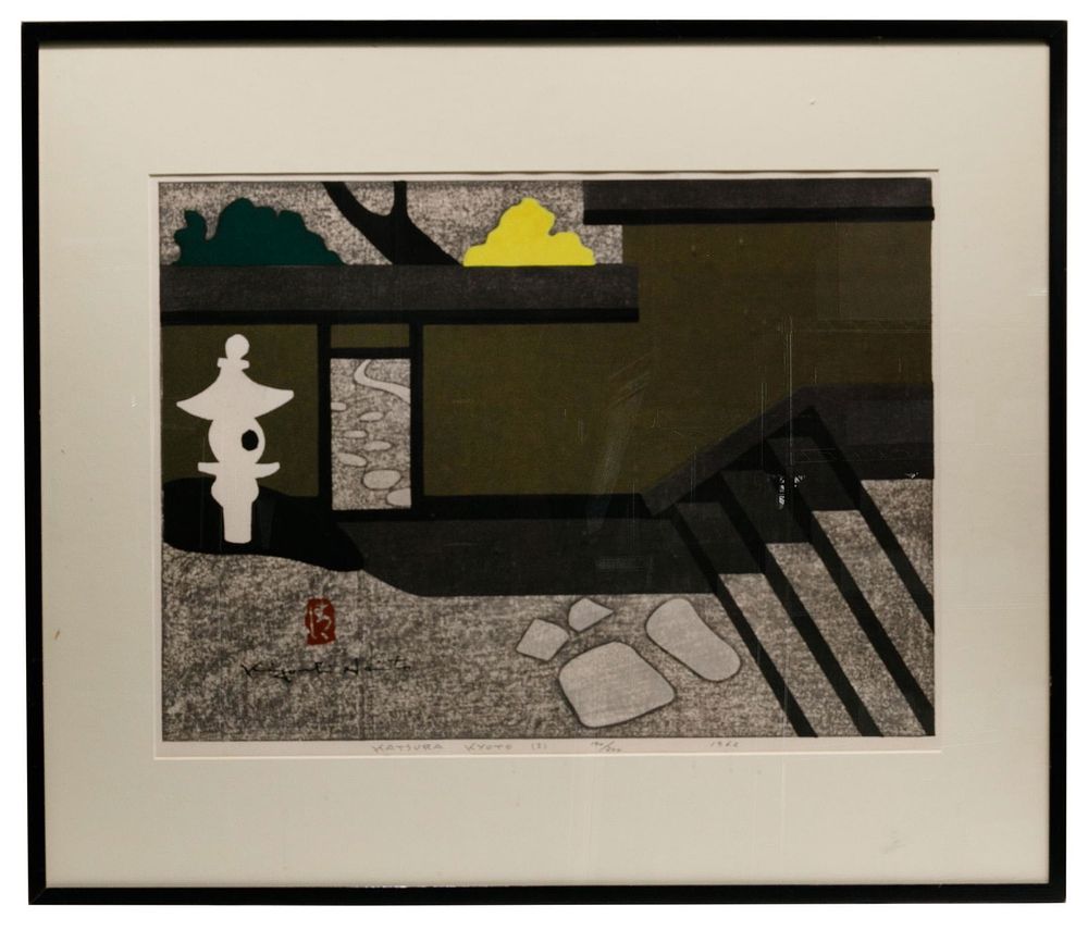 Lot 157: Kiyoshi Saito (Japanese, 1907-1997) 'Katsura Kyoto - I'