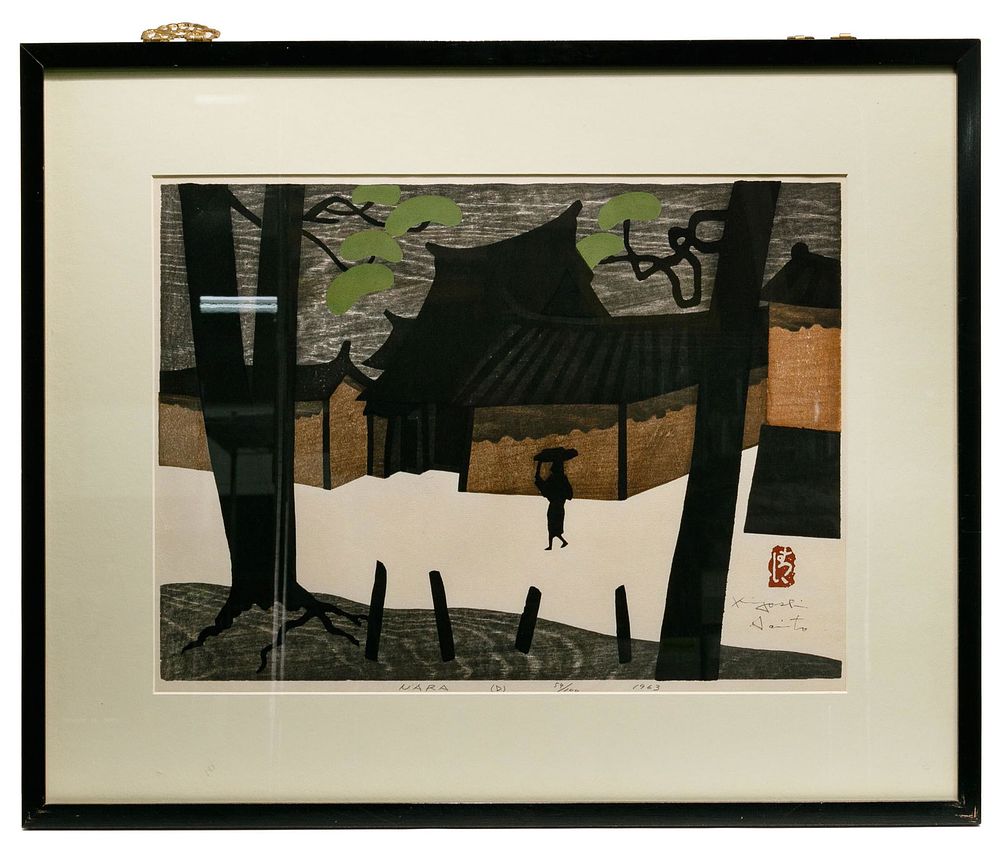 Lot 158: Kiyoshi Saito (Japanese, 1907-1997) 'Nara (D)'