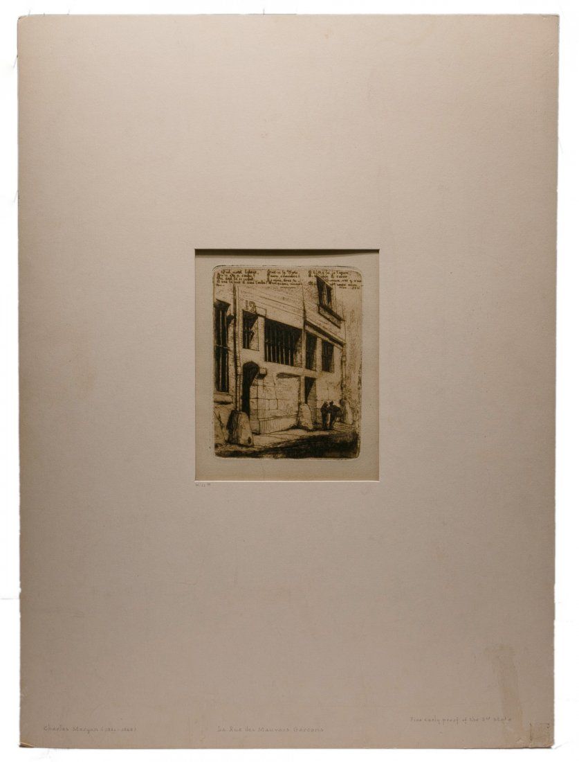 Lot 164: Charles Meryon (French, 1821-1868)
