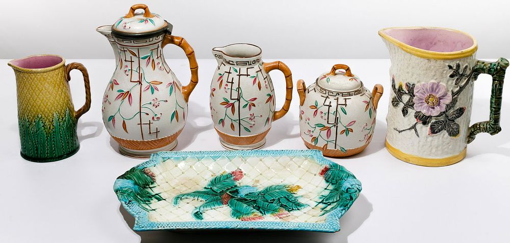 Lot 177: Majolica Assortment