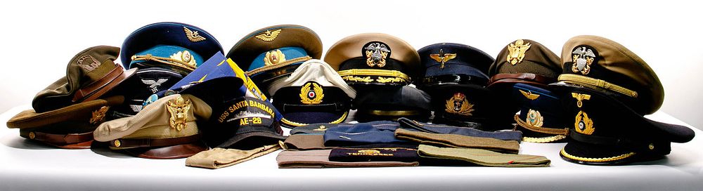Lot 184: Military Hat / Cap Assortment