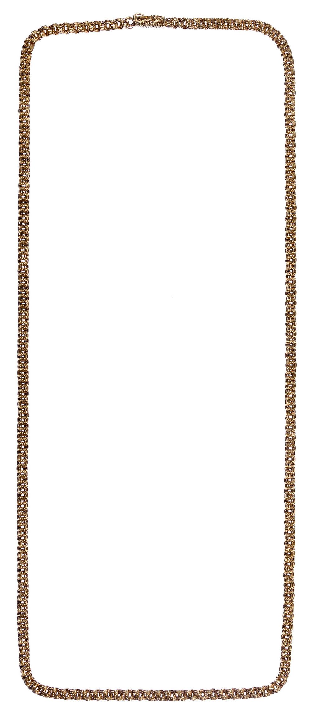 Lot 350: 15k Yellow Gold Necklace