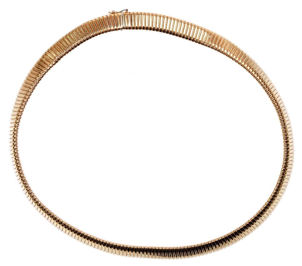 Lot 353: 14k Yellow Gold Necklace