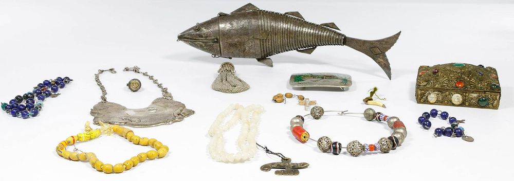 Lot 452: Sterling Silver, European Silver (800) and Costume