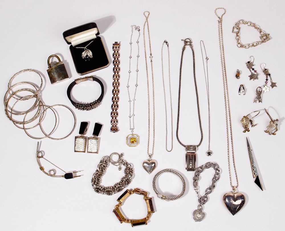 Lot 457: Sterling Silver Jewelry Assortment