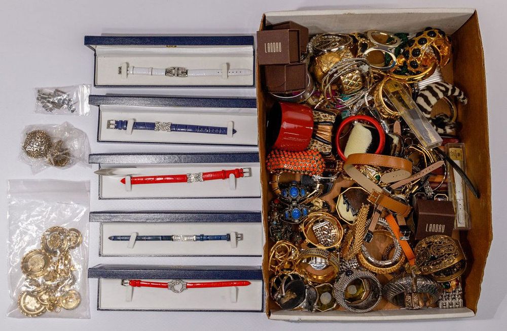 Lot 460: Costume Bracelet and Wrist Watch Assortment