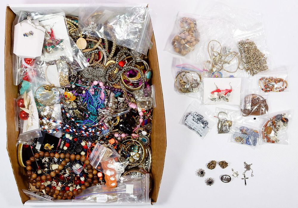 Lot 468: Sterling Silver and Costume Jewelry Assortment
