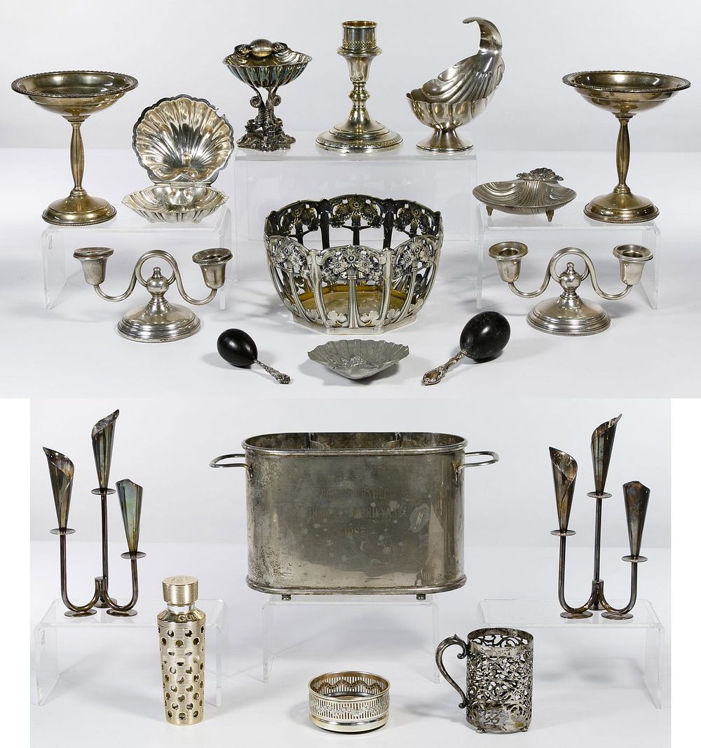 Lot 478: Sterling Silver and European Silver (800) Object