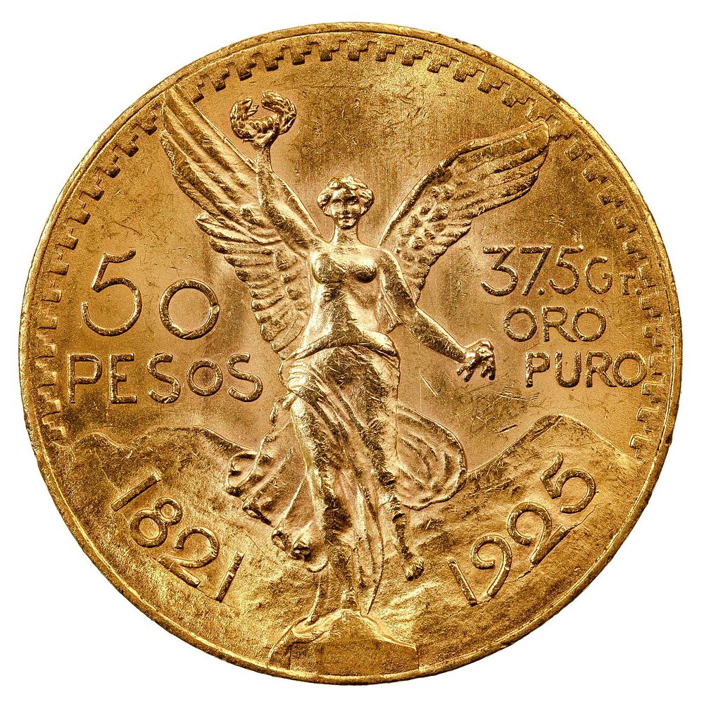 Lot 484: Mexico: 1925 50 Peso Gold