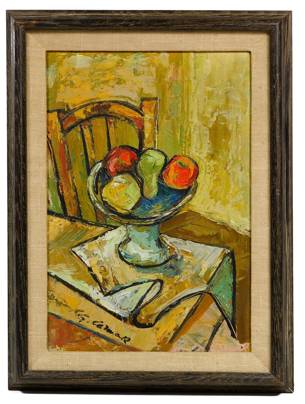 Lot 202: George Cermack (Yugoslavian / American, 1916-2003) Oil