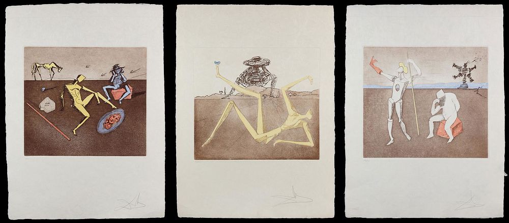 Lot 214: Salvador Dali (Spanish, 1904-1989) Color Etchings