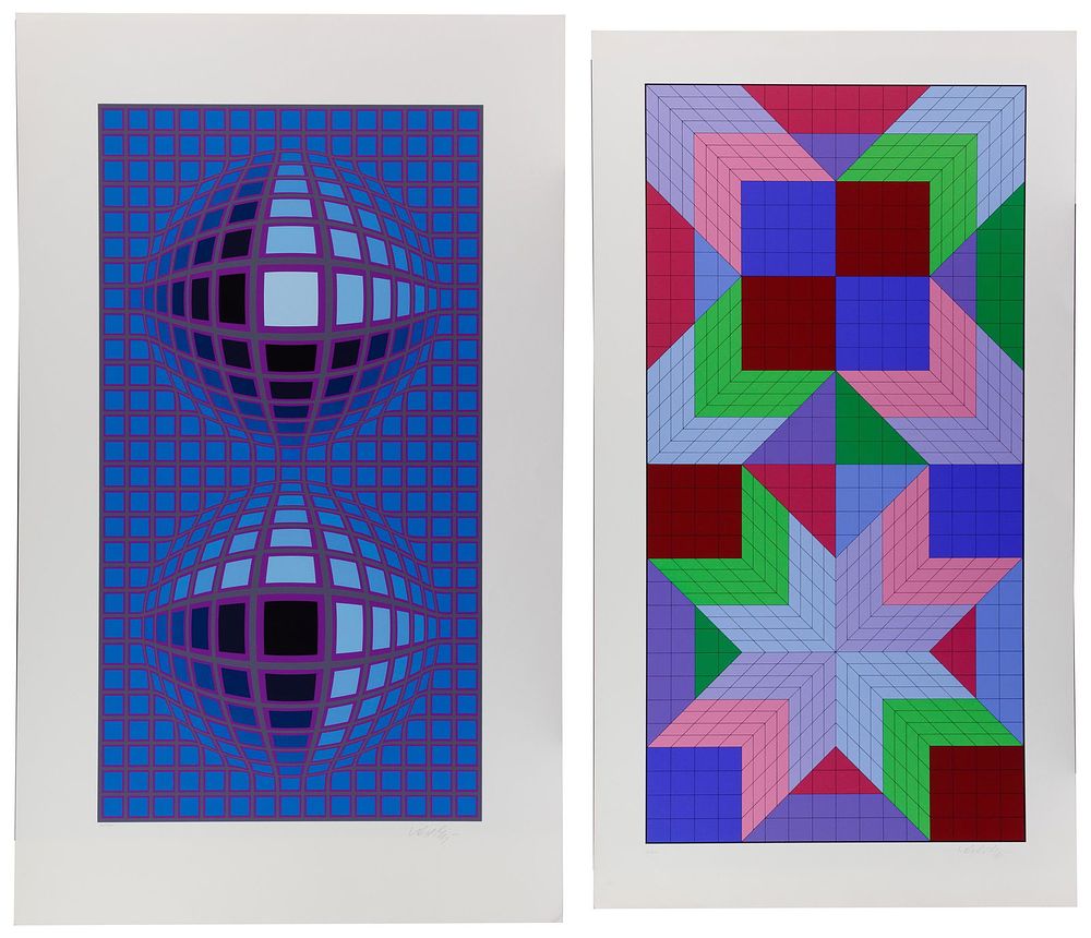 Lot 216: Victor Vasarely (Hungarian / French, 1906-1997)